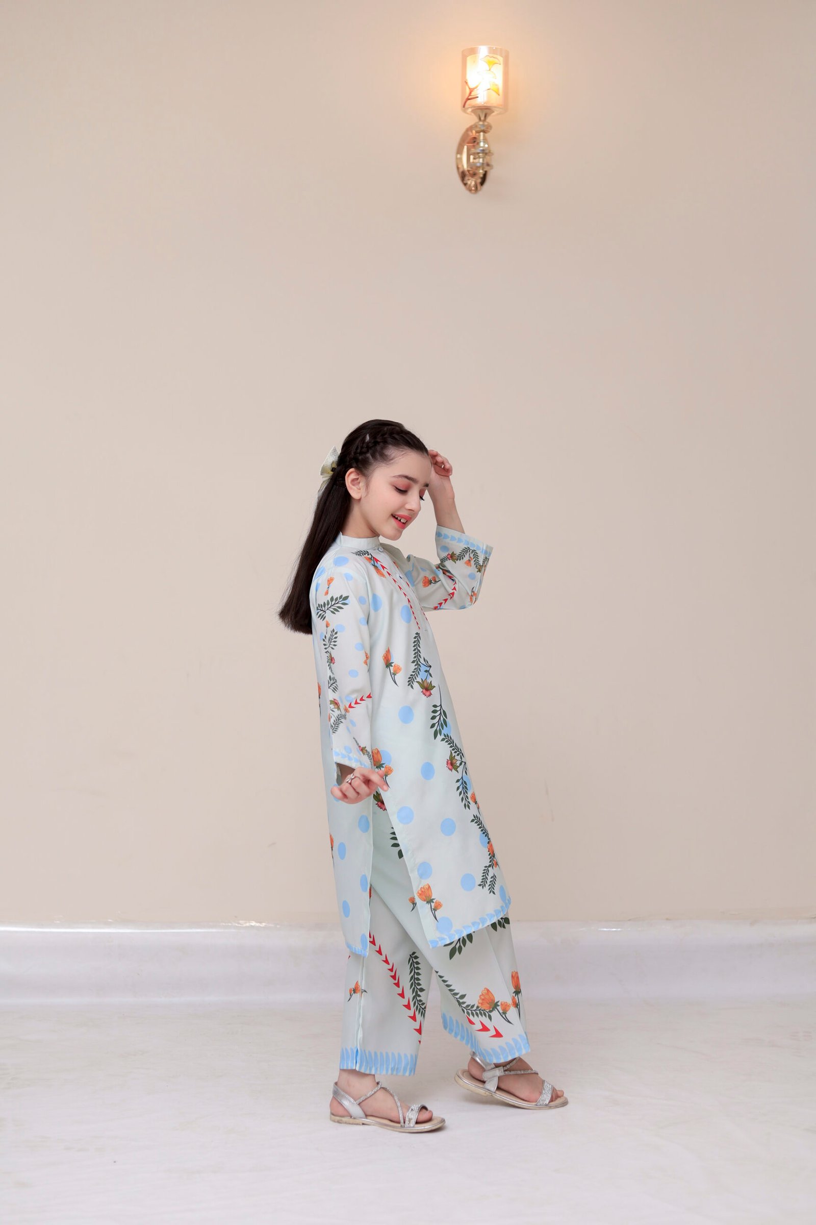 Trendy Floral & Dot Pattern Co-Ord - Image 5